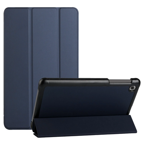 For Alcatel joy tab 2 Trifold Magnetic Closure PU Leather Case Cover - Blue Alcatel Joy Tab 2 Blue